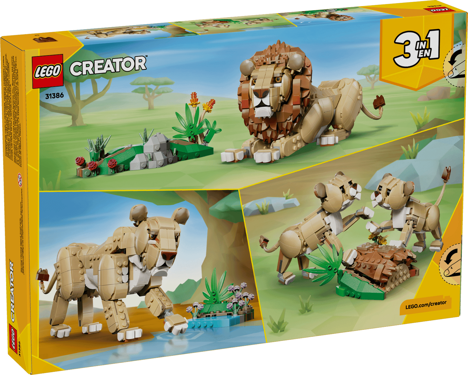 Lego Creator 31386 Animales Salvajes: Majestuosos (4)