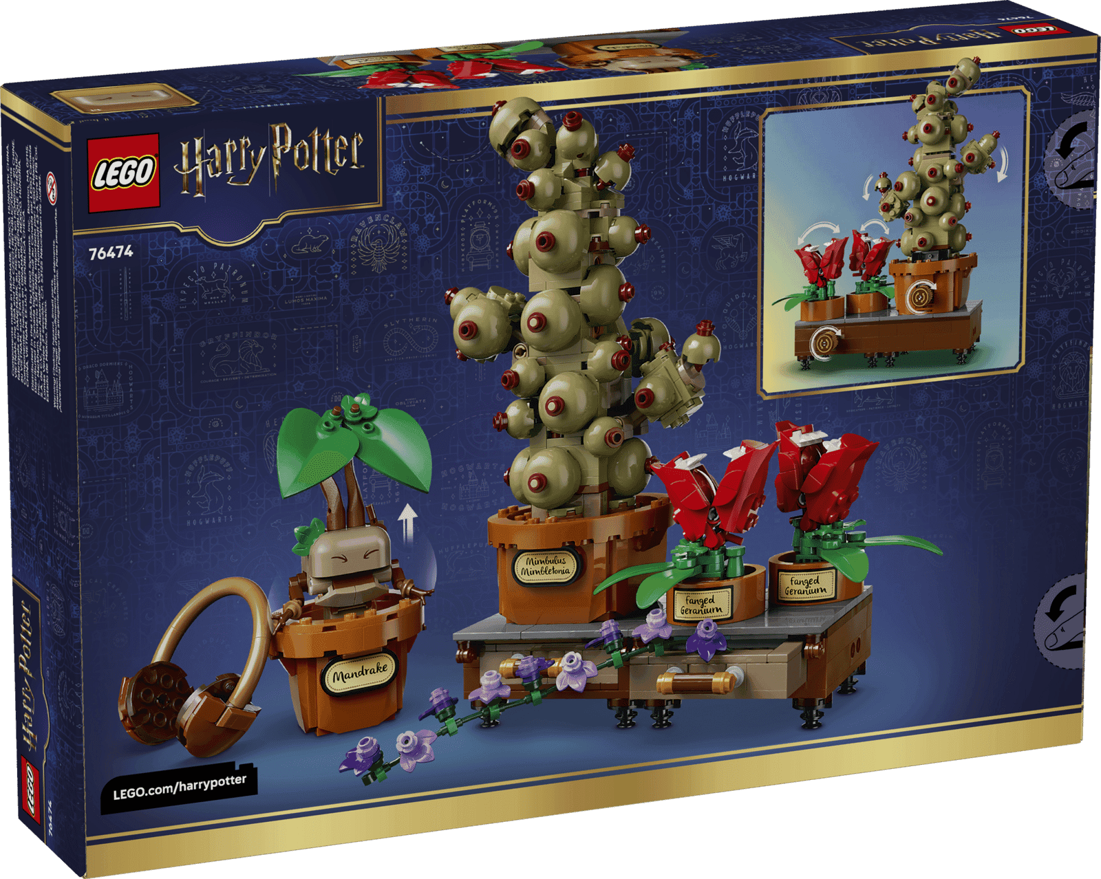 Lego Harry Potter 76474 Hogwarts: Plantas De Herbologia (5)