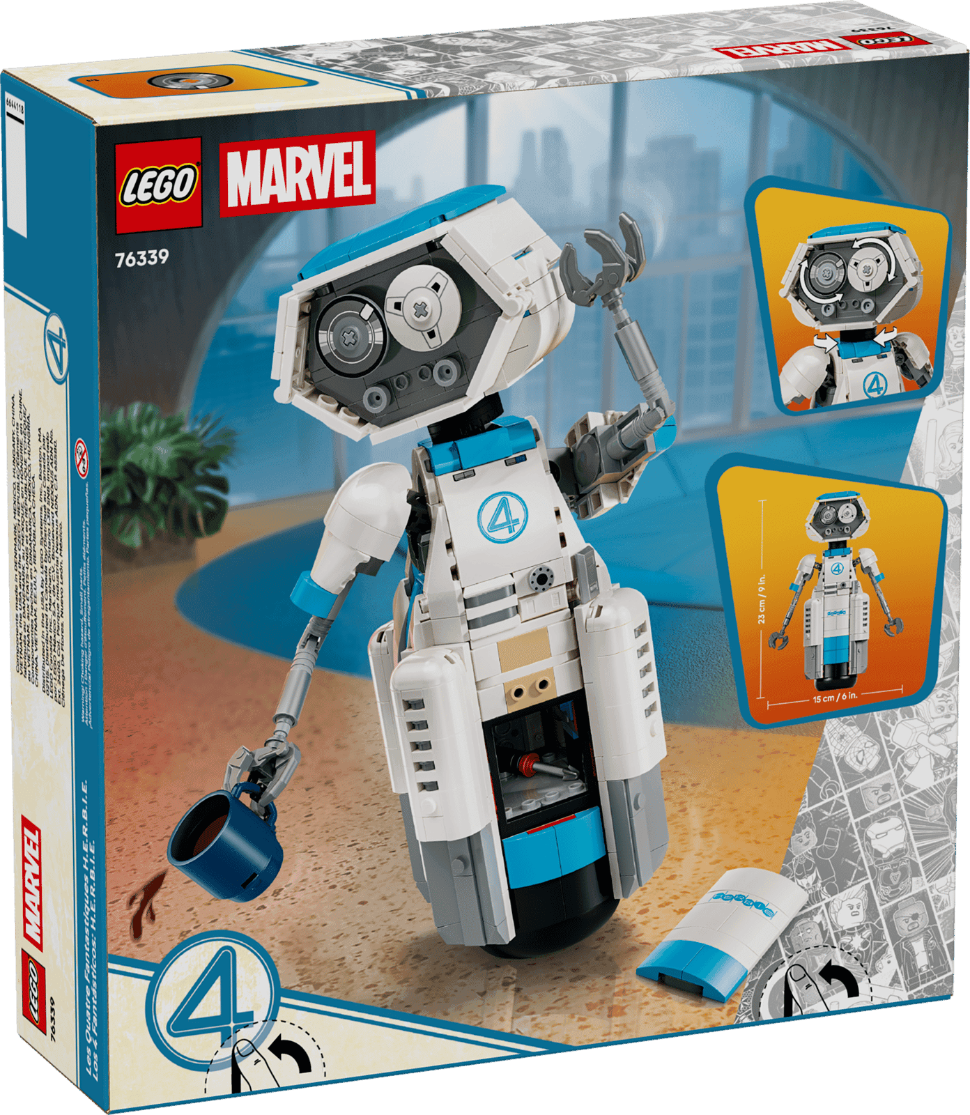 Lego Marvel 76339 Los 4 Fantasticos: H.E.R.B.I.E (7)