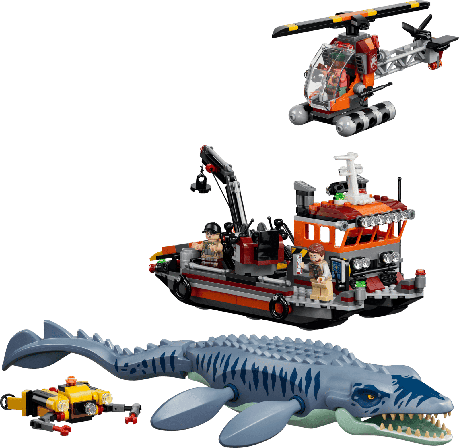 Lego Jurassic World 77983 Ataque Del Dinosaurio Marino Mosasaurus