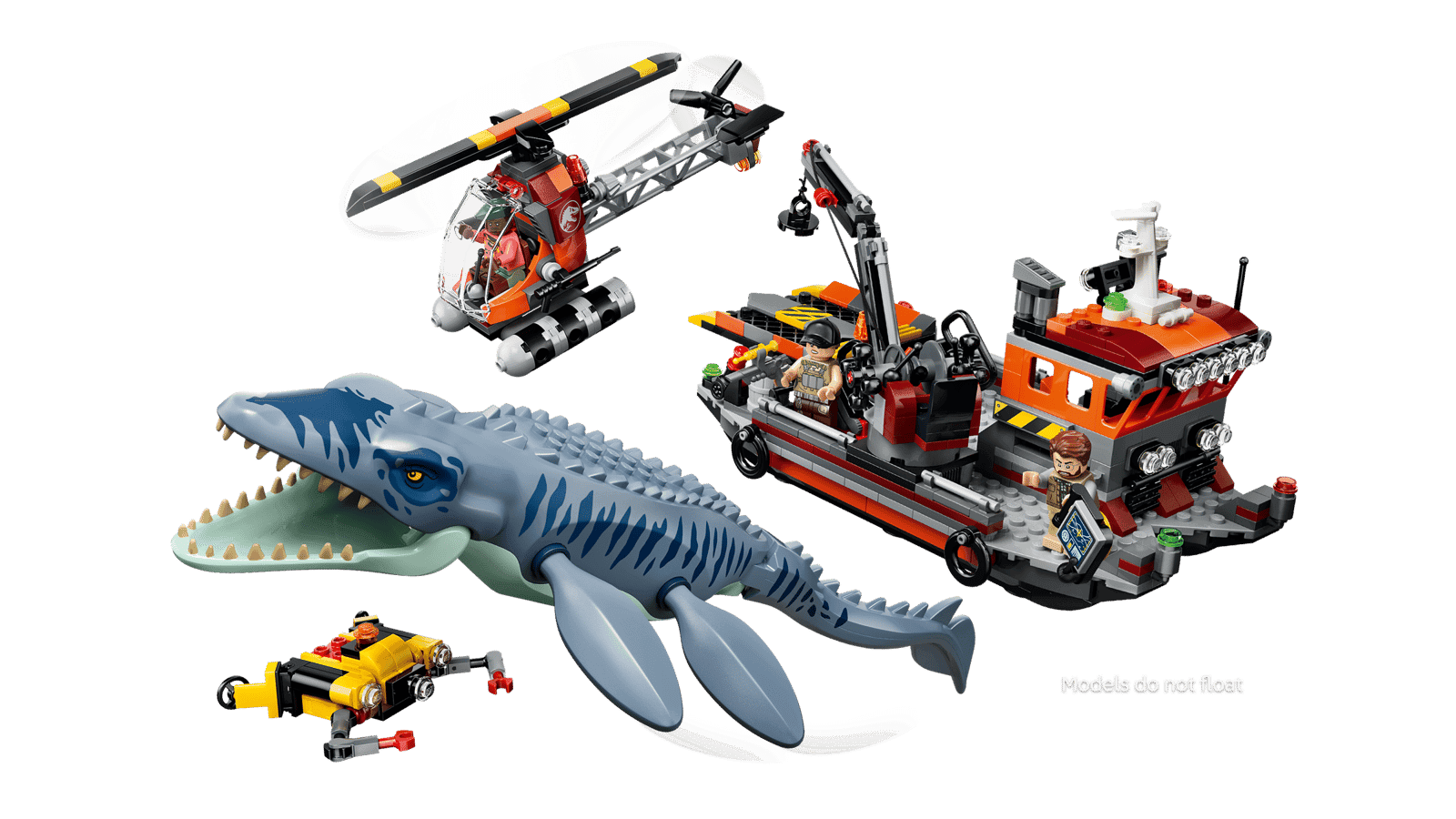 Lego Jurassic World 77983 Ataque Del Dinosaurio Marino Mosasaurus (3)