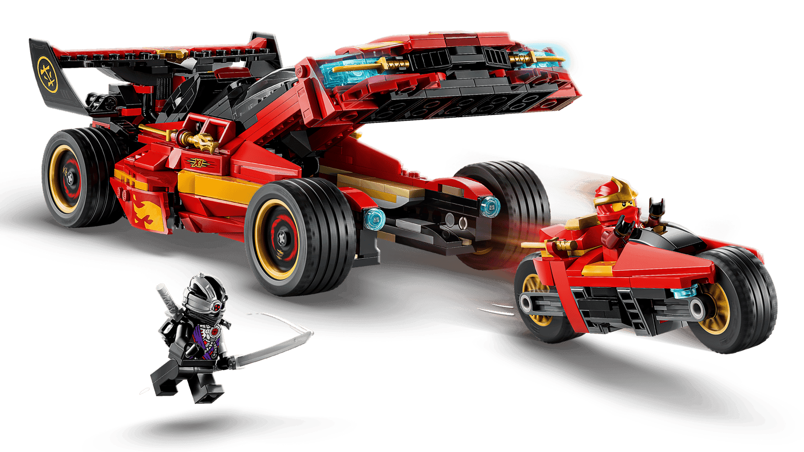 Lego Ninjago 71867 Deportivo Ninja X-1: 15 Aniversario (3)