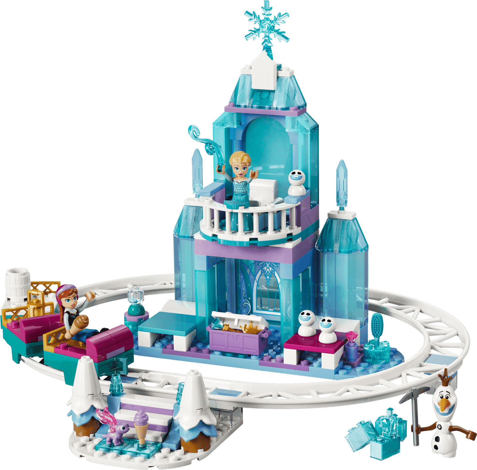Lego Disney 43281 Castillo De Hielo De Elsa Y Aventura En La Nieve