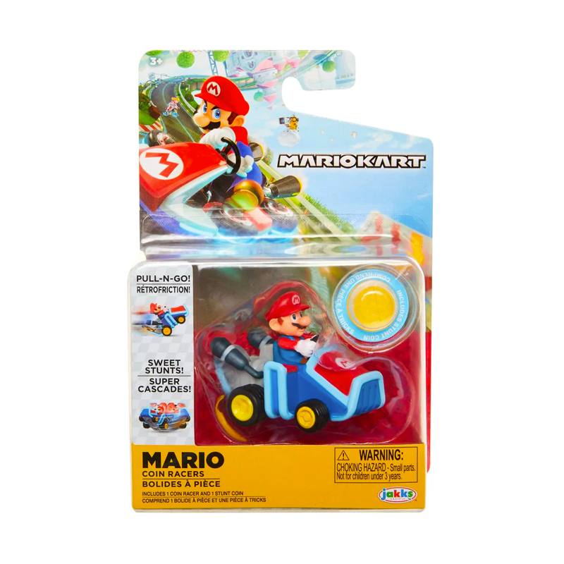 Jakks Pacific Nintendo 69278-4L-12P Mario Kart Vehiculo De Moneda Surtido