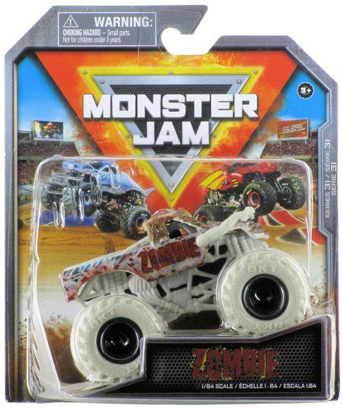 Spin Master Monster Jam 5004576 Kins N Play Mechanix Vehiculo Zombie Para Armar 1 32