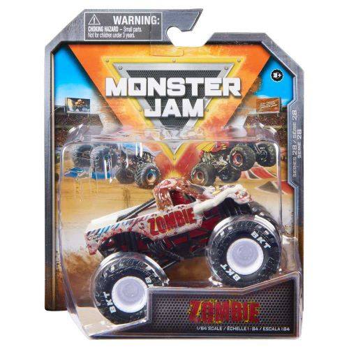Spin Master Monster Jam 5004576 Kins N Play Mechanix Vehiculo Zombie Para Armar 1 32