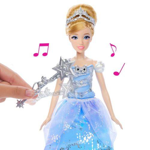 Mattel Disney Princesas Jbf94 Cenicienta Con Vestido De Baile Encantado