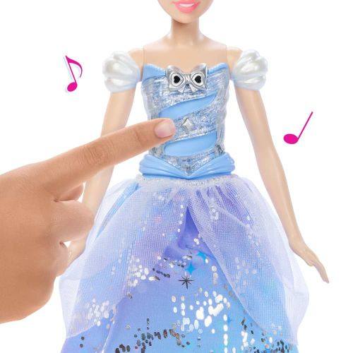 Mattel Disney Princesas Jbf94 Cenicienta Con Vestido De Baile Encantado