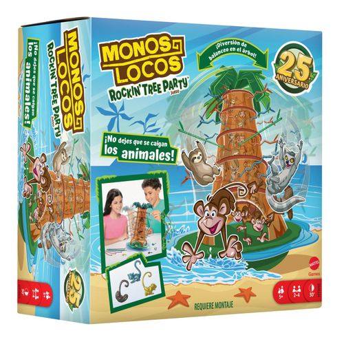 Mattel Games Jlw88 Monos Locos Edicion Especial