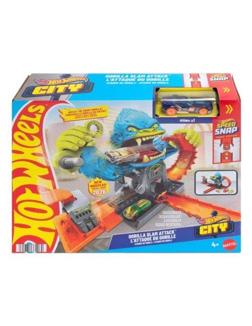Mattel Hot Wheels Jhl92 Ciudad Taller Del Gorila