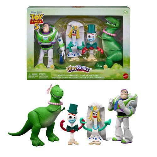Mattel Toy Story Jkv22 Pixar Paquete De 4 Personajes 7 Pulgadas