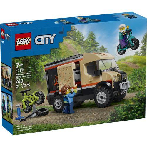 Lego City 60512 Furgoneta De Aventura Con Bicis De Montana