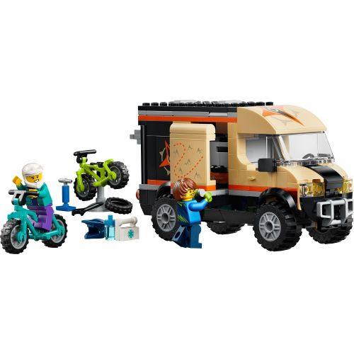 Lego City 60512 Furgoneta De Aventura Con Bicis De Montana