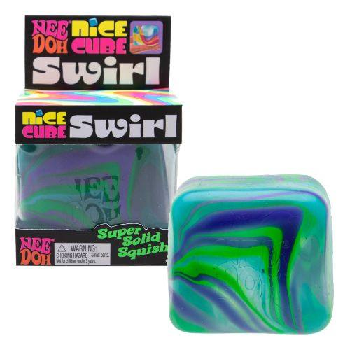 Schylling Squishy Squeeza T-YGB-10 Nice Cubo Remolino Super Solido Pdq 3.5 Pulgadas