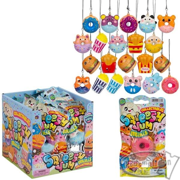 Ja-Ru Squishy Yum 3337 Mini Dulces Squishy 4 Pulg Surtido Alimentos 36 Pz Pdq