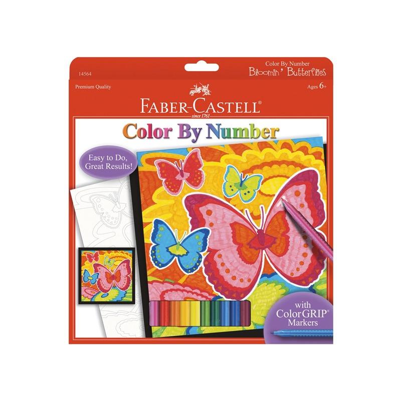 Creativity For Kids 14564 Color Y Pintura Por Número Mariposas Bloomin