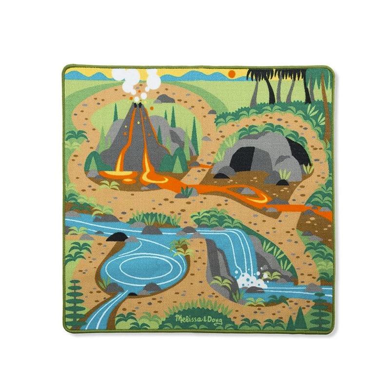 Melissa & Doug Juego De Piso 9427 Alfombra De Juego De Dinosaurios