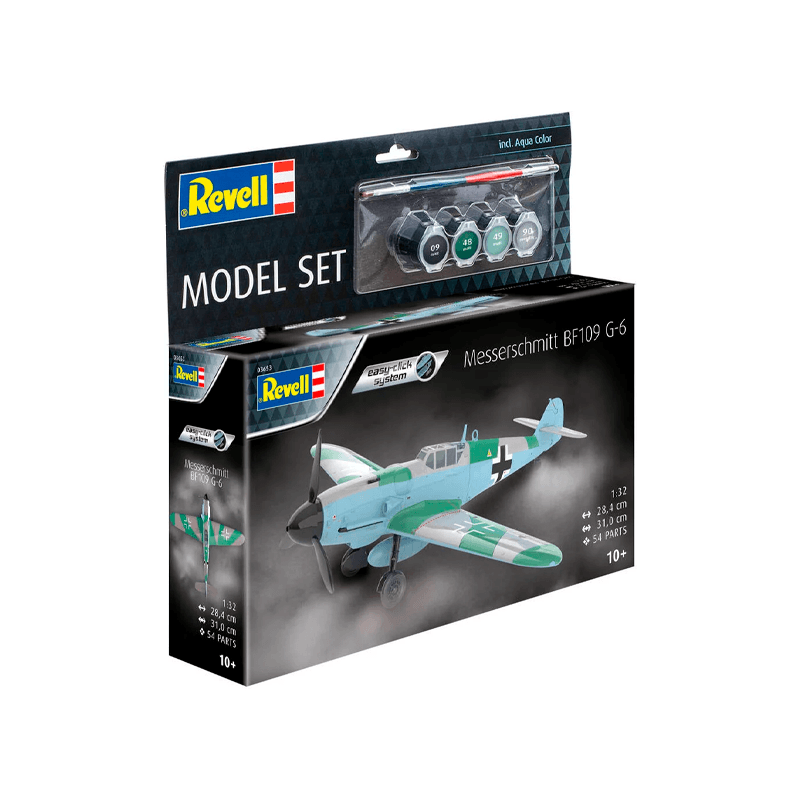 RevellModel Set 03653 Avion Messerschmitt Bf109G-6 Escala 1/48