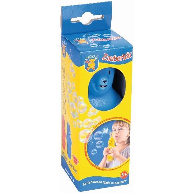 Carrera Juego de Burbujas Pustefix Figura de Oso Bubble Friends Oso Celeste(ASST 2/3)