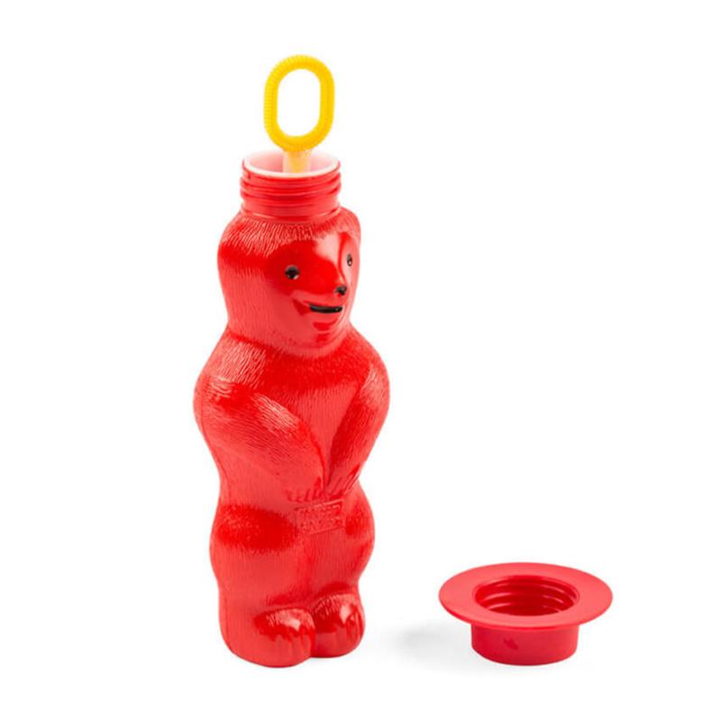Carrera Juego de Burbujas Pustefix Figura de Oso Rojo (ASST 1/3)