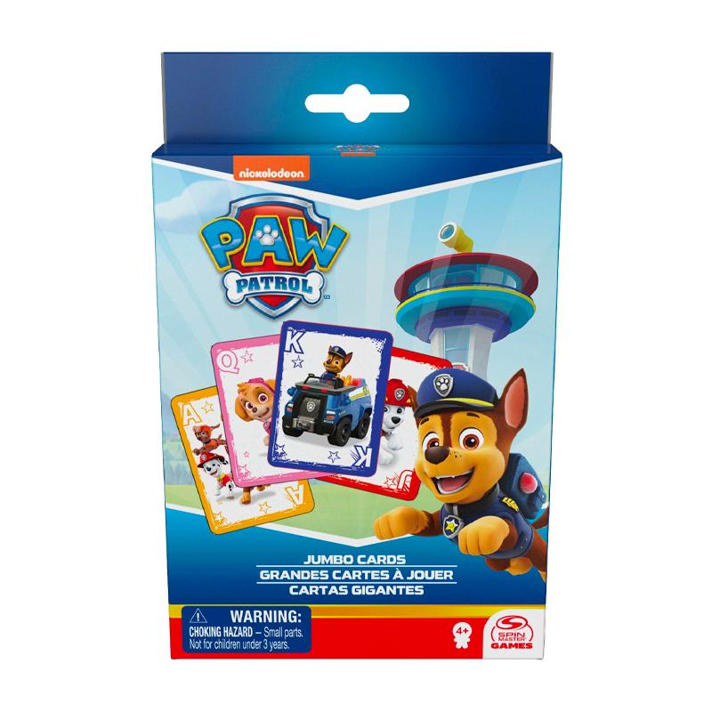 Spin Master Paw Patrol 6066830 Juego De Cartas Jumbo