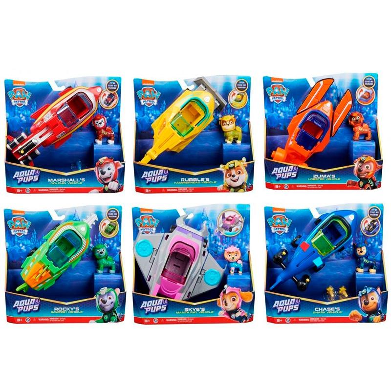 Spin Master Paw Patrol 6065229 Vehiculo Acuatico Aqua Pups Surtido