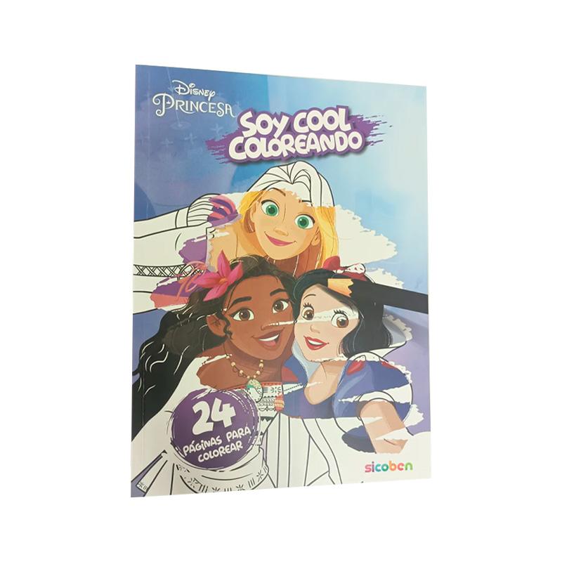 Kadi 84090 Libro Simplemente Coloreando Princesas Disney