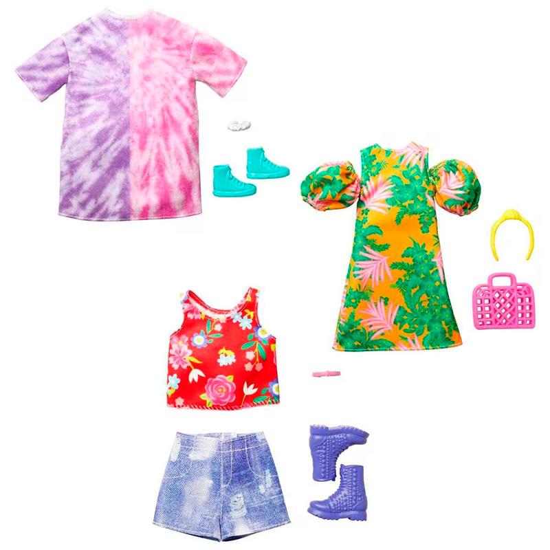 Mattel Barbie Gwd96 Set De Look De Moda Y Accesorios Surtido
