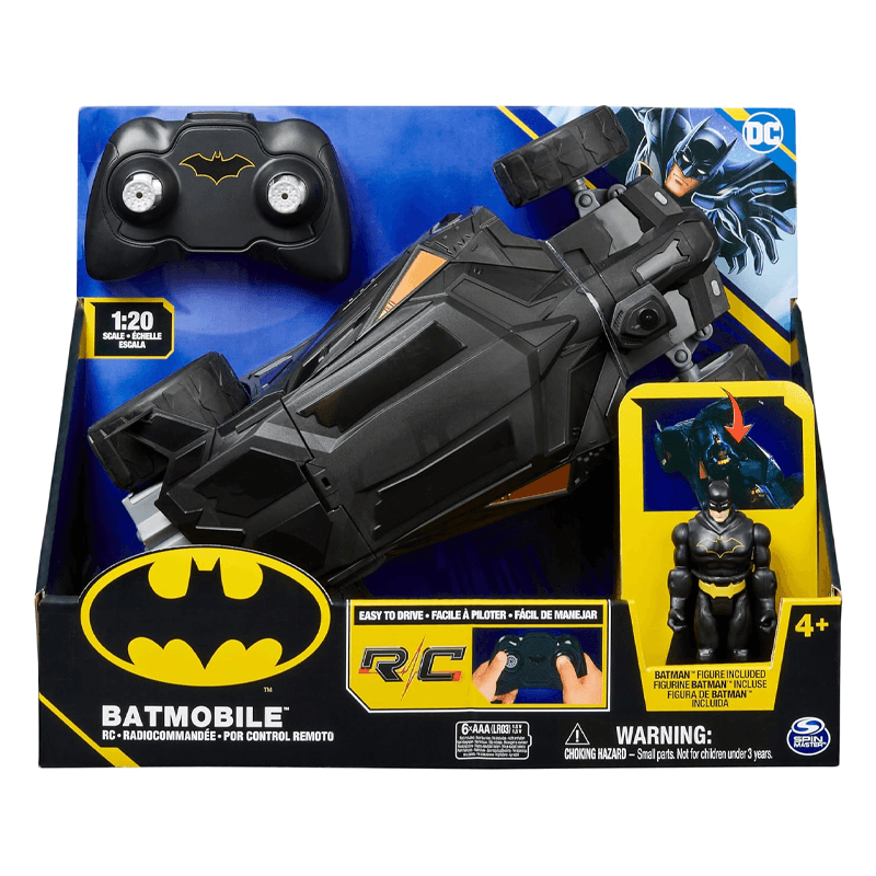 Spin Master Dc Comics 6065425 Figuras Batman Rc Batimovil 1:20