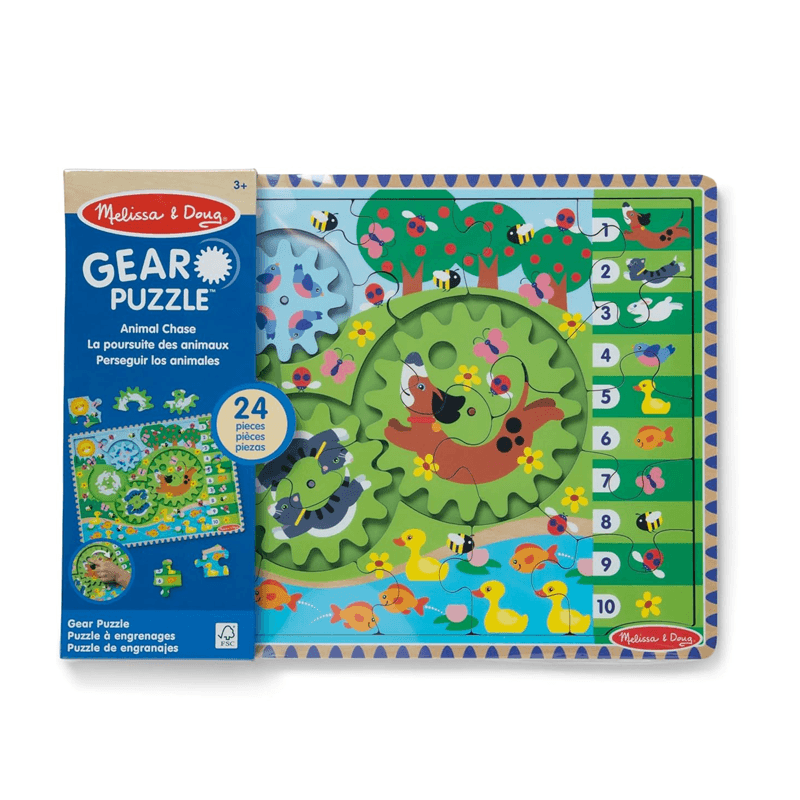 Melissa & Doug  31004 Rompecabezas De Madera Persecución De Animales