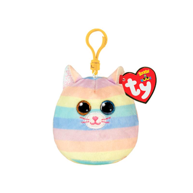 TY  Squish-a-boss 39561 Gato con Rayas Multicolor