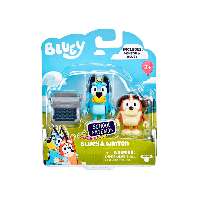Moose Bluey 17527 Set De 2 Figura Serie 8 Surtido
