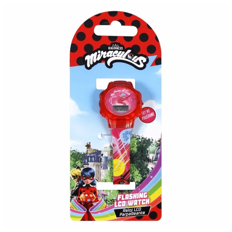 Boing Toys Miraculous Mrc4008 Reloj  Lcd Parpadeante