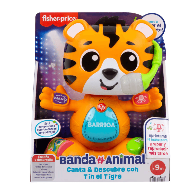 Mattel Fisher Price Hyl12 Tigre Musical Intectivo Con Luces