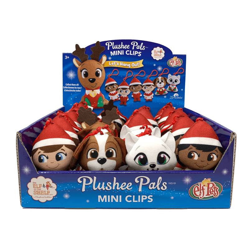 The Elf On The Shelf  Ppminipdq3 Peluches De Amigos - Serie Mini Clips Surtido