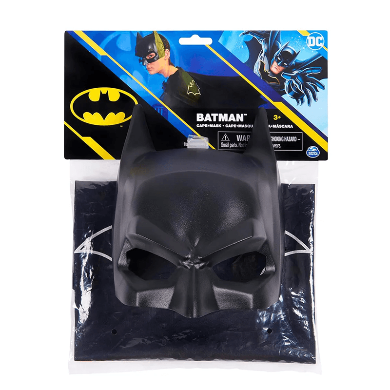 Spin Master Dc Comics 6071118 Batman Juego De Rol Máscara + Capa + Figura 12Plg