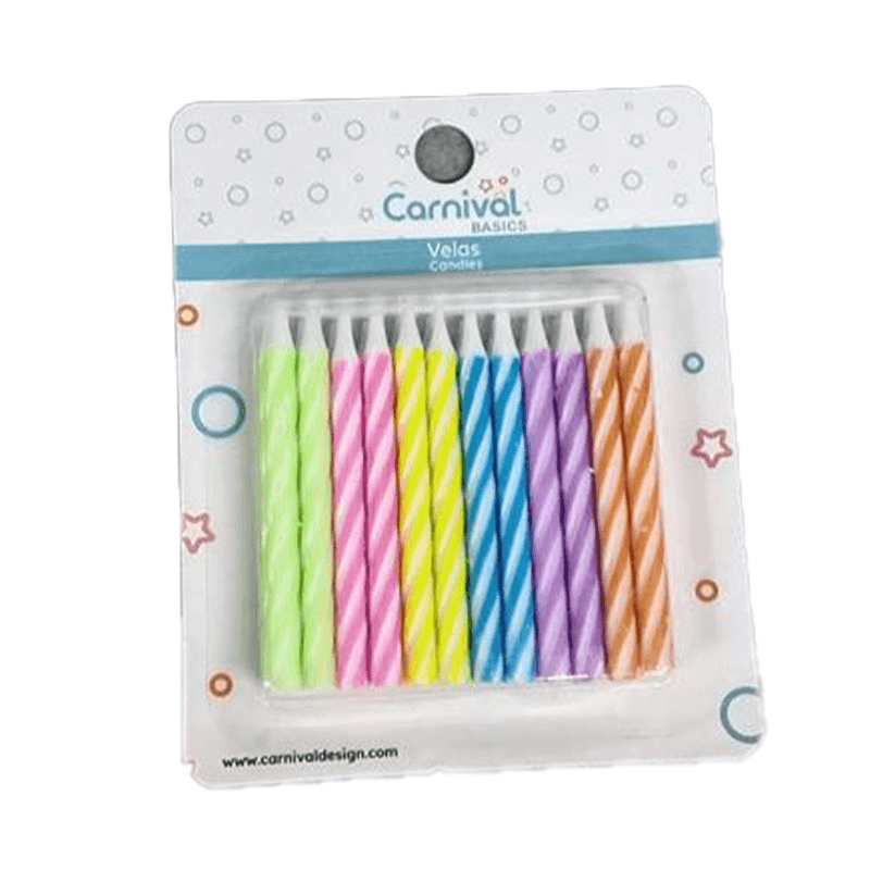 Carnival Ca-Mult-Vl6 Velas Multicolor