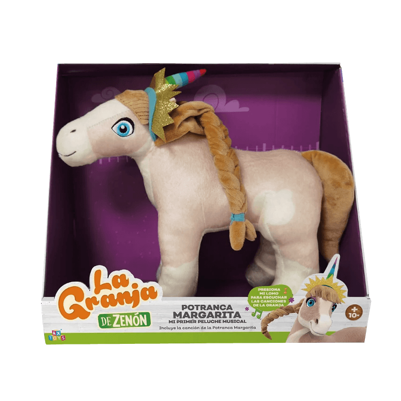 Granja De Zenon  8037Fp Peluche Musical 20 Cm Potranca