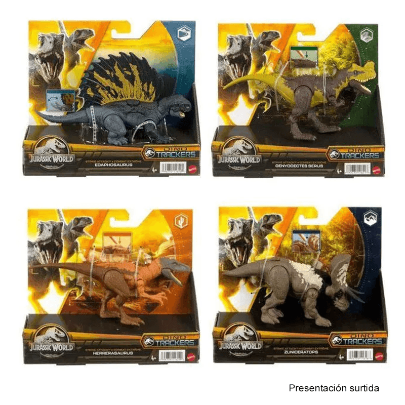 Mattel Jurassic World Rebirth Jgb77 Dinosaurio Mordida De Ataque Surtidos
