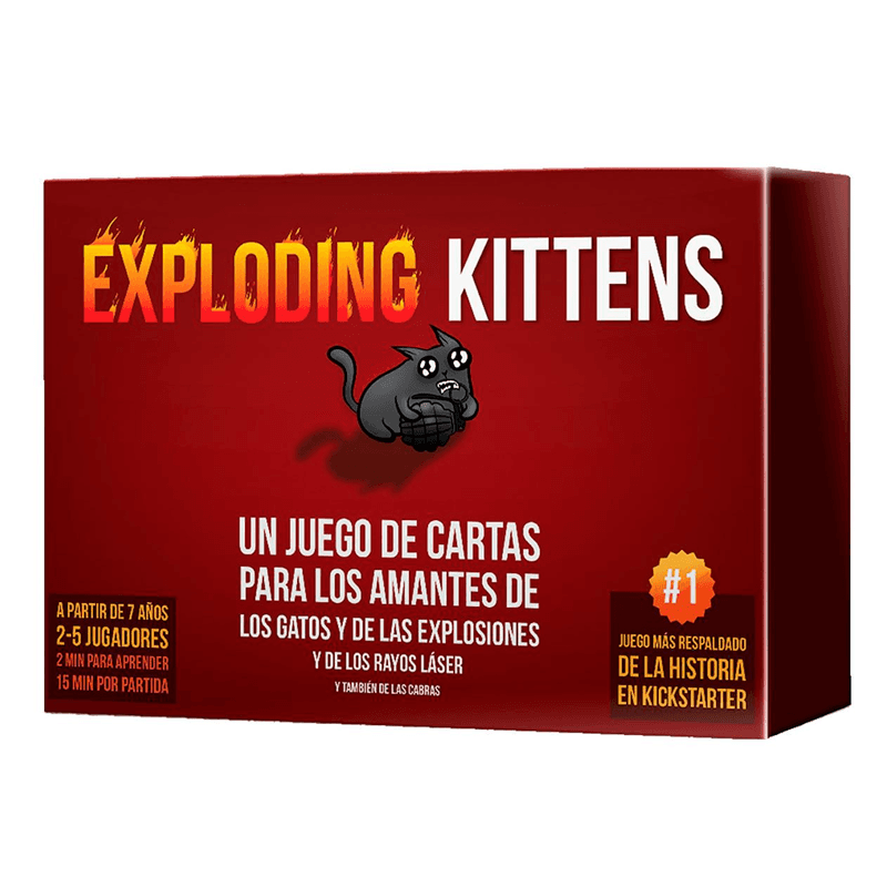 Exploding Kittens Llc  Ekiek01Es Juego De Cartas Gatitos Explosivos V Ingles