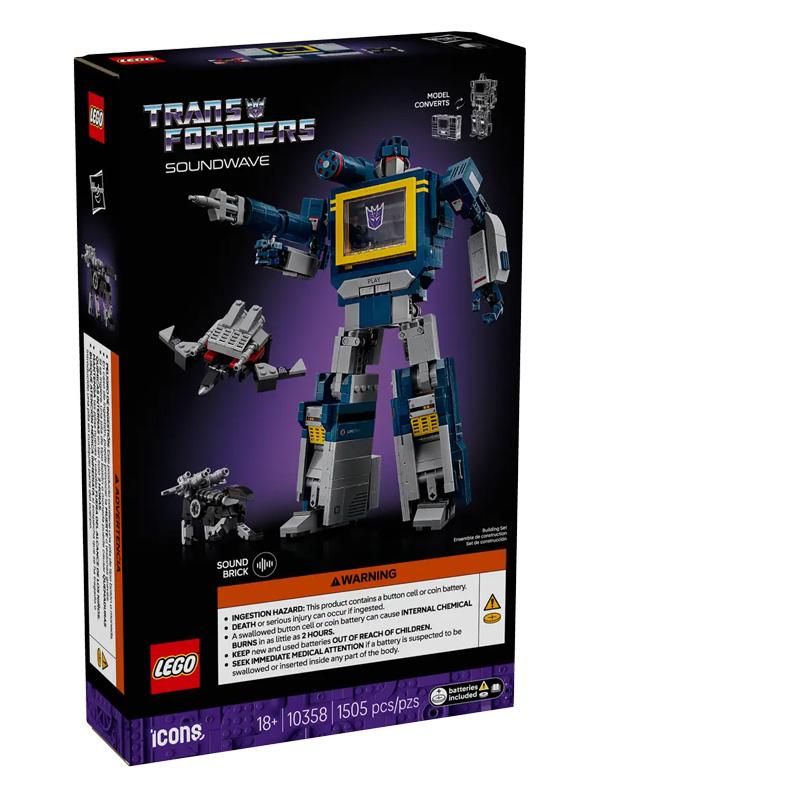 Lego Transformers 10358 Robot Transformable
