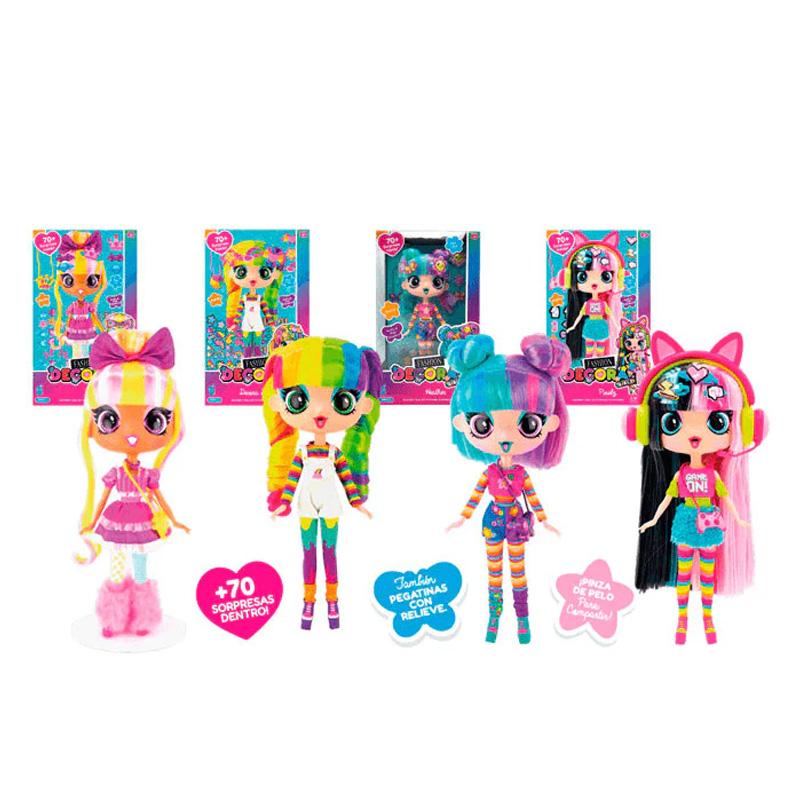 Nasa Fashion And Fabric D1025 Muneca Decora 28Cm - Surtido De 6