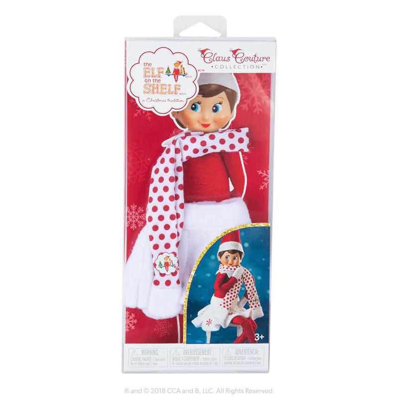 The Elf On The Shelf  Ccsnowsksc Claus Couture Falda De Copos De Nieve