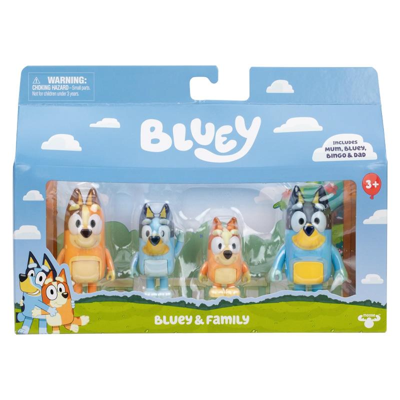 Moose Bluey 18915 4 Figuras Surtidas  S13