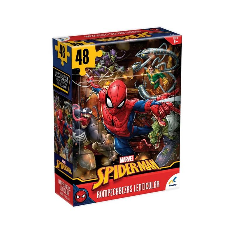 Novelty Avengers 10991-Fg Rompecabezas Spiderman En Exhibidor 48 Piezas