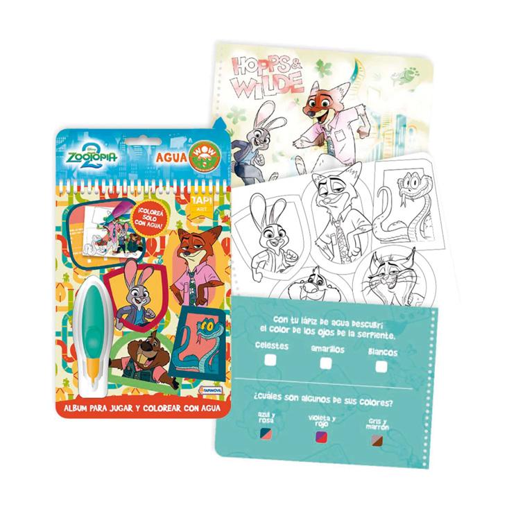 Tapimovil  Dzo01245 Zootopia Acuarela De Colores Wow