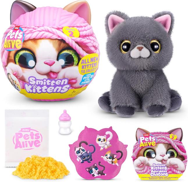 Zuru Pets Alive 9568 S001 Peluche Interactivo Smitten Kittens Serie 2