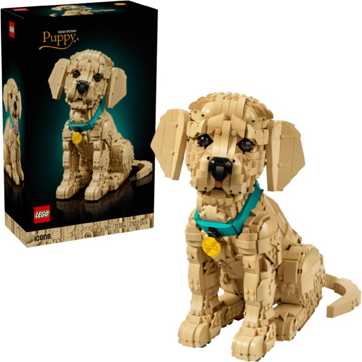 Lego Icons 11384 Puppy Cachorro De Golden Retriever