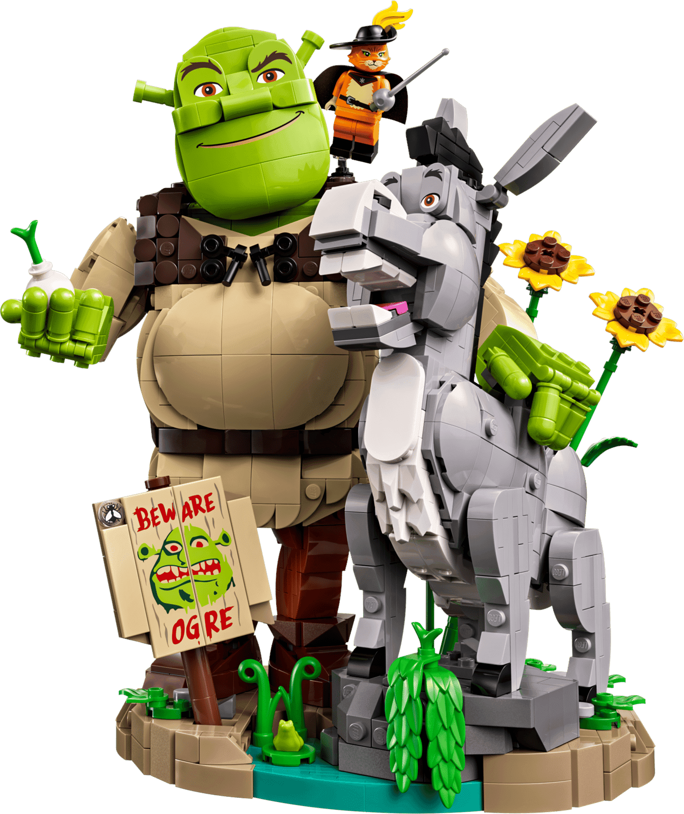 Lego  72423 Shrek, Burro Y Gato Con Botas