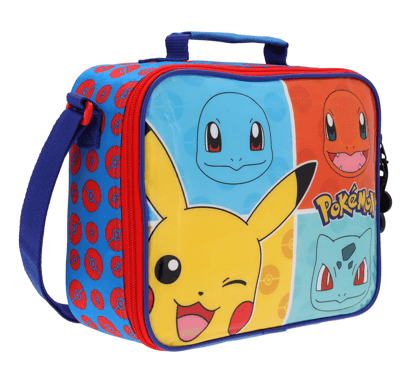 Nasa Pokémon Pkm002-Lb013A Lonchera Infantil Pikachu, Squirtler, Charmander Y Bulbasaur